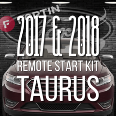 DIY 2017 & 2018 Ford Taurus Remote Start DIY Installation Kit