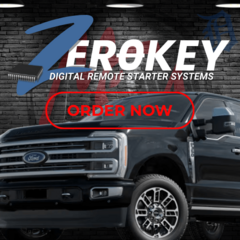 Zerokey Ford Super Duty Gas or Diesel DIY Remote Starter Kits.