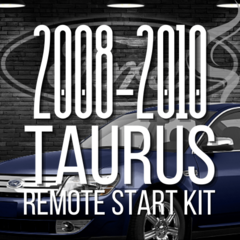 DIY 2008 to 2010 Ford Taurus Remote Start DIY Installation Kit